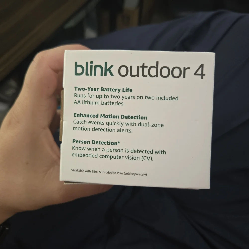 Amazon Blink Outdoor 4 Camera 2 Camera System With Module Sync - Black and White